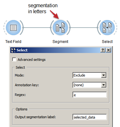 Include or exclude units based on a pattern with an instance of Select